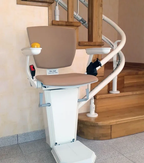 Otolift Two Curved Stairlift