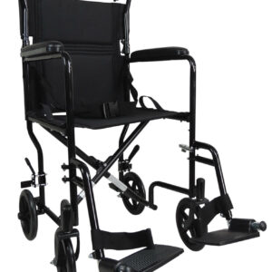 Lightweight Folding Transit Travel Attendant Propelled Wheelchair - 5 Colours