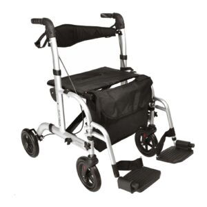 Hybrid Duo 2 in 1 rollator / lightweight folding walker wheelchair walking frame
