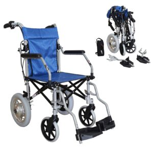 Lightweight folding electric wheelchair powerchair + lithium battery only 25kgs