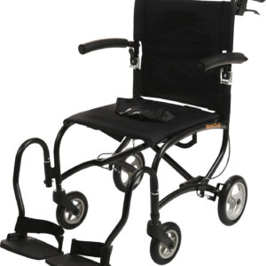 MobiQuip 8kg Travel Wheelchair, Ultra Lightweight, Portable Transit Travel Chair