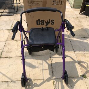 Drive DeVilbiss Folding Transport 19" Wheelchair