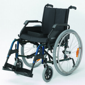 Roma - Lightweight Self-Propelling Wheelchair - Blue - 18" Seat