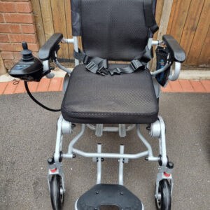 Nearly new Mobility+ instant folding electric wheelchair