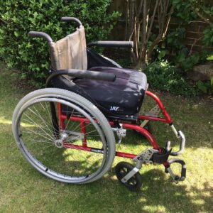 Wheelchair, folding manual (Sunrise Medical, Quickie2 model)