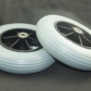 1 pair 8" Electric Drive Wheelchair Wheel Chair Tyre，Front Wheel & solid Tyre