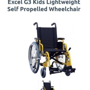 Excel G3 Paediatric Self Propelled Wheelchair