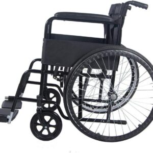 Folding Wheelchair Self Propelled Lightweight Transit Footrest Armrest Brake