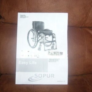 EASY LIFE SOPUR Wheelchair user manuel