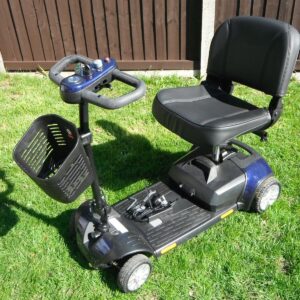 Livewell CMS001 12ah Mobility Scooter +3 Wheel Walker With Shopping Bag
