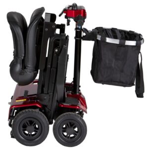 Falcon Auto Folding Mobility Scooter with detachable basket Engineered delivery