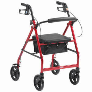 Drive R6 Lightweight Aluminium Rollator Red - R6RD-59