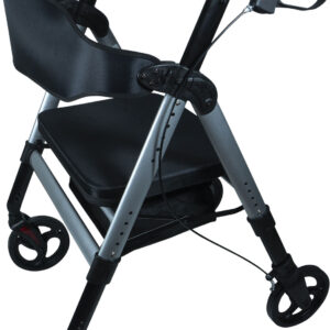 Heavy Duty Bariatric 4 Wheeled Rollator Walking Frame Mobility Aid Walker
