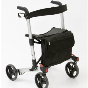 Drive X-Fold Rollator Lightweight Folding Walker 4 Wheels Silver