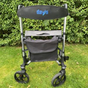 Daily Deluxe Lightweight Rollator Walker – Easy Fold and Adjustable Height