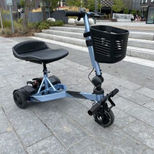 Pride Iride Mobility Scooter Arctic Ice Blue TWO BATTERIES Used On Holiday