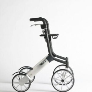 TrustCare Lets Go Out Rollator Big Wheel Walking Frame With Bag - 2 Colours