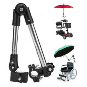 Attachment Umbrella Support Clamp Connector Wheelchair Scooter Accessories
