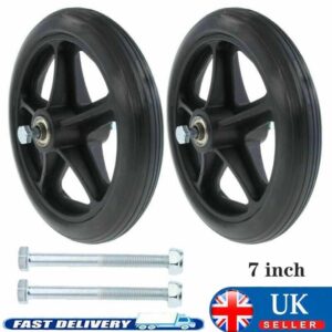 7 inch Wheelchair Front Castor Wheels Replacement Part Tool Accessories