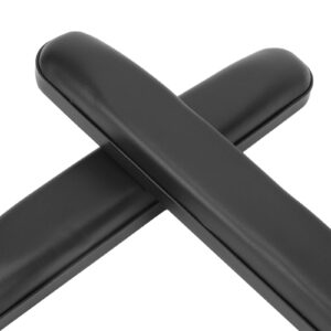 1 Pair Long Wheelchair Padded Armrest Faux Leather Armrest Replacement Accessory