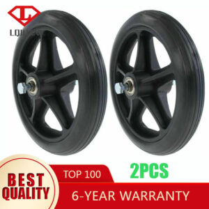 2PCS Wheelchair Front Castor Wheels Replacement Part Tool Accessories 7 inch  UK