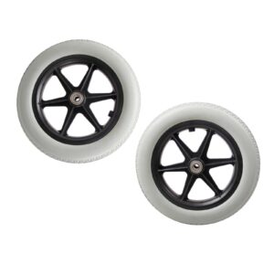 2x 12inch Wheelchair Replacement Rear Wheel for Wheelchairs Accessories