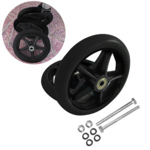 2pcs With 2 Bearings Accessories 6inch 7inch 8inch Wheelchair Front Wheel Set