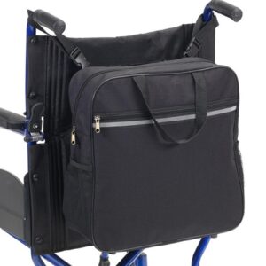 Wheelchair Backpack Bag, Hang On Back Accessories Organizer for Power Wheel