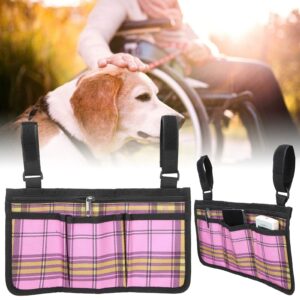 Wheelchair Side Bag Waterproof Accessories For Wallet Organizer Armrest Pouch