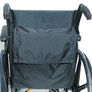 Black Walking Wheels Bag Wheelchair Accessory Travel Accessories Large Capacity