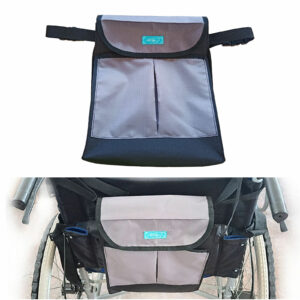 Cloth Wheelchair Back Bag Accessories for Clothes Newspapers Books Black