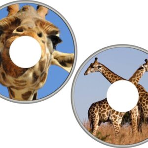 WHEELCHAIR SPOKE GUARDS GIRAFFE kids Mobility Accessories tyres covers