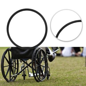 24inch Wheelchair Tire Wear Resistant Wheelchair Accessories Black