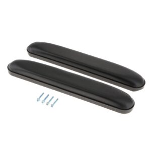 Wheelchair Accessories PU Leather Chair Arm Pads Black