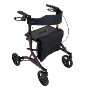 Rollator Zoom Plus Mobility Foldable 4 Wheel Walker with Seat & Bag NEW Unused