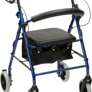 Drive Devilbiss Healthcare R8 Blue Lightweight Aluminium Rollator With Height