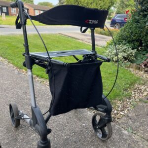 Topra Troja Walker/ Rollator. Foldable. Medium Black. Two year warranty left 