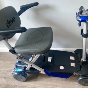 NEW BLUE DRIVE ULTRA LIGHT WEIGHT MANUAL FOLD+ MOBILITY BOOT SCOOTER