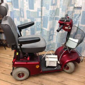 Shoprider Sovereign  4mph Mobility Scooter Red Complete with Charger