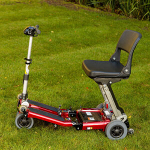 LUGGIE RED  Folding Travel Mobility Boot Scooter FULLY SERVICED ✔️