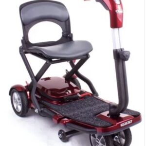 ⭐️PRIDE QUEST 2022  Folding Mobility Scooter in Red- Virtually Brand New ⭐️