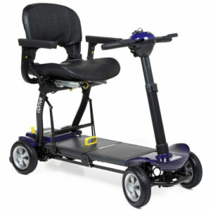 Motion Healthcare eDrive Automatic Folding Mobility Scooter with Remote - PURPLE