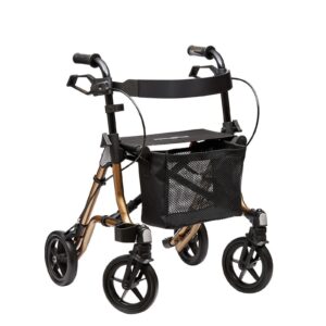 Dietz TAiMA S-GT (Small) Sepia Metallic 4 Wheeled Folding Rollator Walker