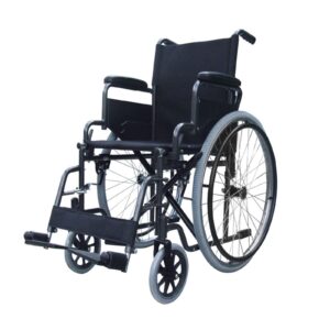 Lightweight folding self propel wheelchair flip up armrests and lap belt ECSP02
