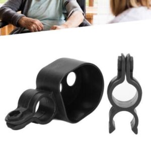 Wheelchair  Rollator Cane Holder Mount - 2 Pack | Easy Mobility Accessory