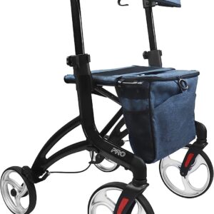 KMINA PRO - Rollator for Tall People (User Height 5'9" to 6'6" Approx.) Rollator