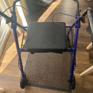4 wheel senior walker