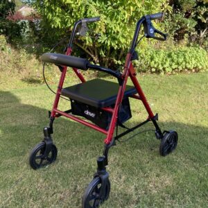 4 wheel rollator walker with seat zimmer walking frame