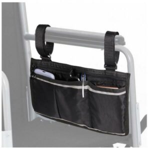 1 Pc Wheelchair Side Bag Pouch Multifunctional Scooter Phone Holder Pocket