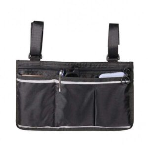 Wheelchair Side Bag Armrest Pouch Multifunctional Walker Phone Holder Pocket